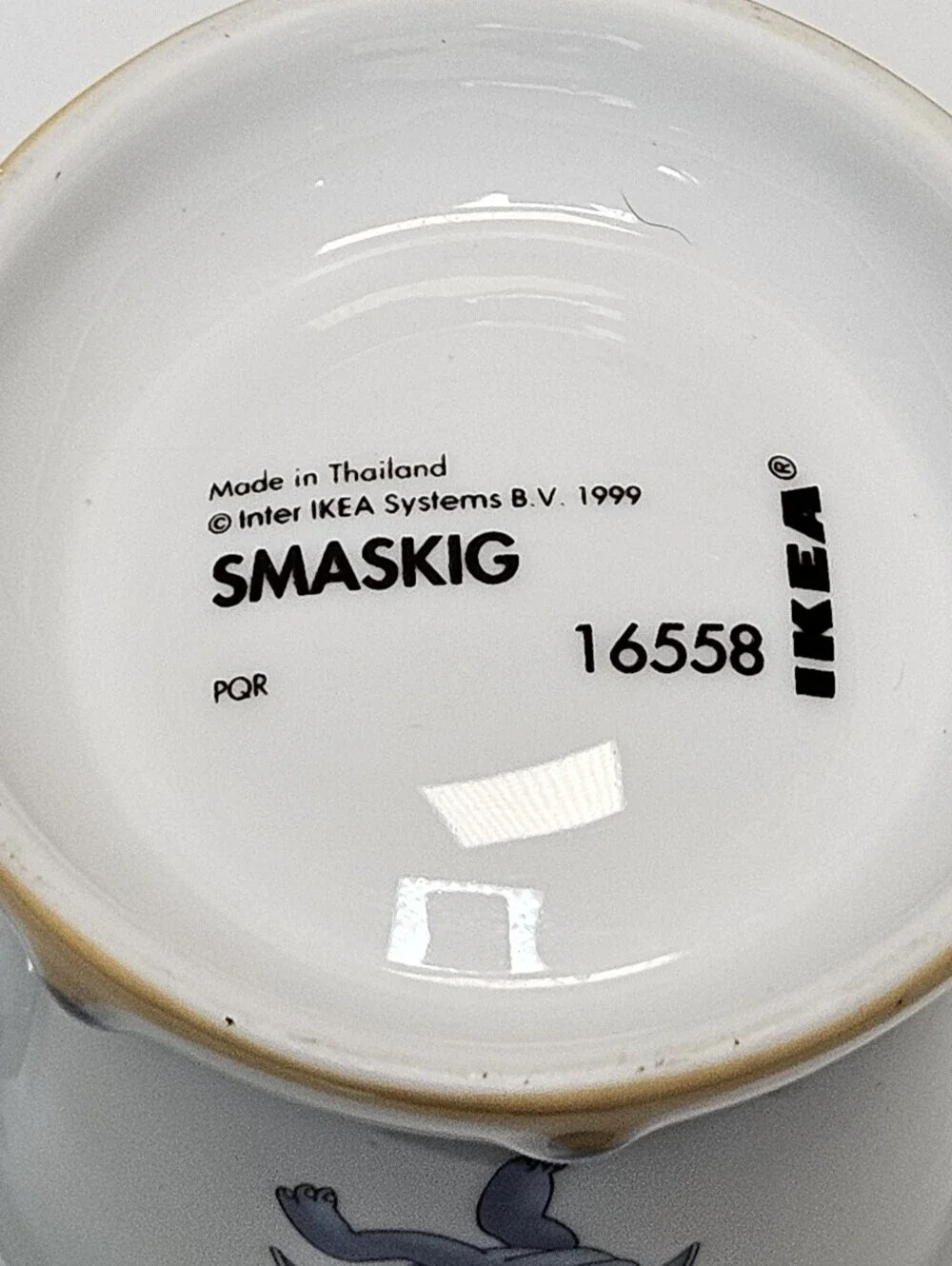Charming vintage IKEA Smaskig children's dish set from 1999